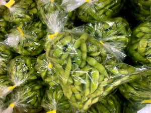 【山形県産 入荷情報】枝豆(だだちゃ豆)・なす(くろべい)の入荷が始まりました