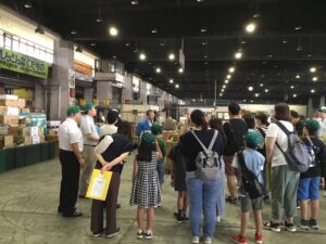 夏休み親子で市場見学会